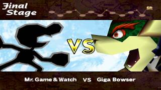 Smash Remix - Classic Mode Remix - Mr. Game and Watch [2K 60FPS] screenshot 2