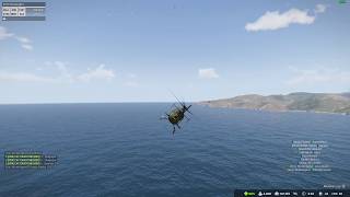 Arma 3 - Hummingbird buzzing! That was inches from my tank