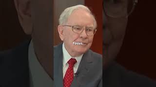 Warren Buffett: Focus is key in any business, including investing