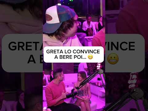 Greta lo convince a bere poi…😬 #grenbaud #gretadesanti