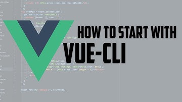 How to start with vue-cli 3 and vuejs in nodejs tutorial