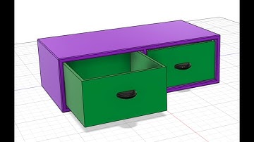 Fusion 360 Box with Drawer