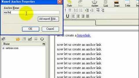 Kompozer Tutorial: Working with Hyperlinks | Netosis.com