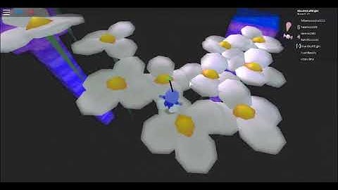 Robot 64 Alpha 0.3 Floating with Flowers in 5x Space Presses