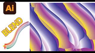 Liquid Wave Background in Illustrator. #IllustratorBanglaTutorial#LiquidBackground #BlendTool
