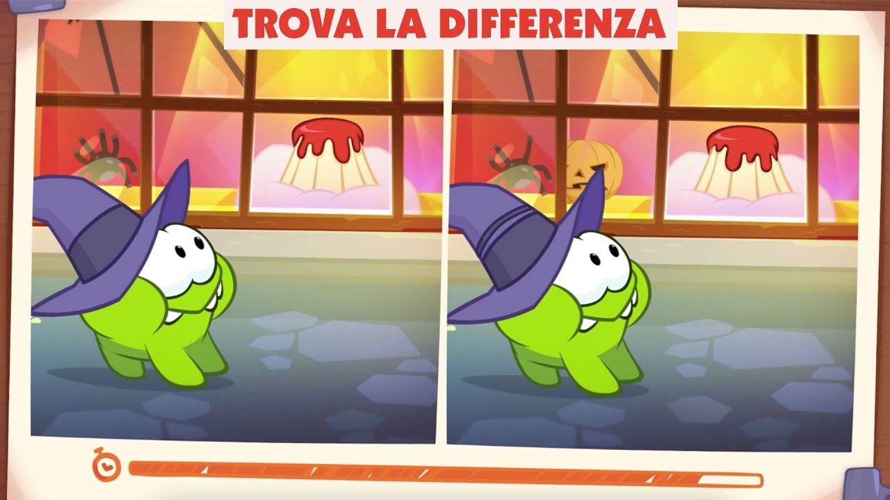 ⁣FELICE HALLOWEEN | Trova la differenza | Cartoni Divertenti per Bambini | Om Nom Italiano