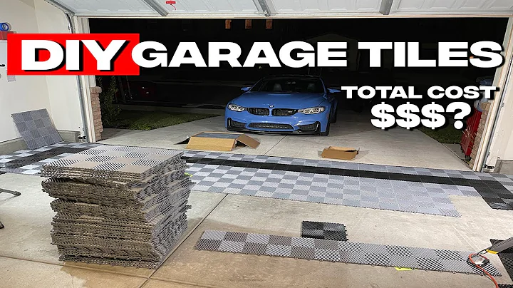 DIY Garage flooring tiles!