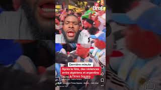 Les supporters algériens 🇩🇿 ont donné une correction aux argentins 🇦🇷