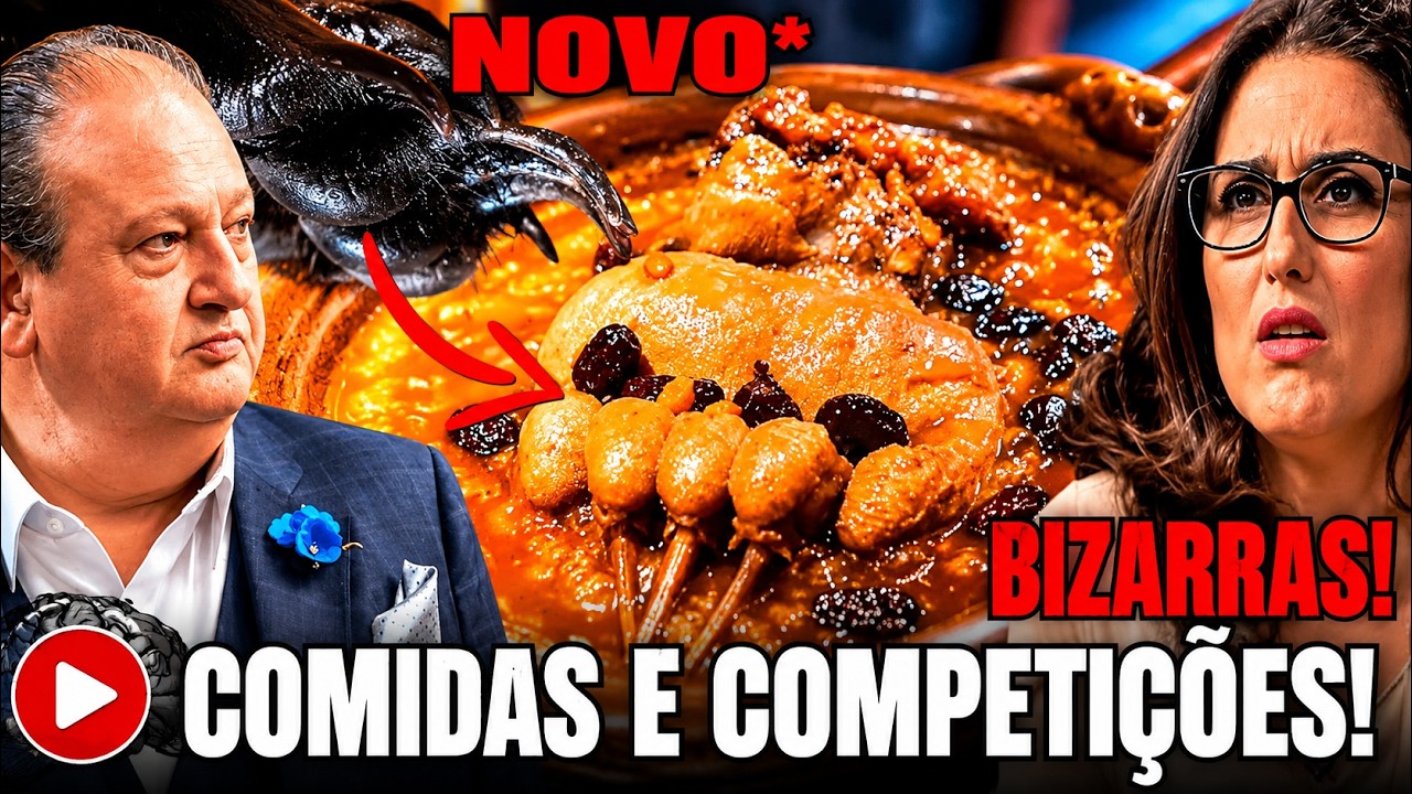 🔴 COMIDAS E COMPETIÇÕES MAIS BIZARRAS DO PLANETA!