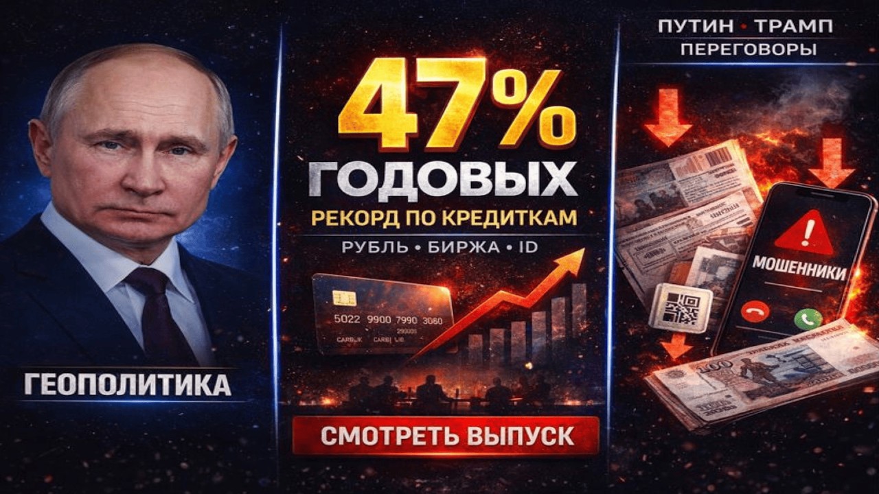Утренний выпуск новостей 30.12.25 - 47% по кредиткам, цифровой ID и жёсткие сигналы по переговорам