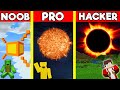 BASE INSIDE SUN Build Battle In Minecraft - NOOB VS PRO CHALLENGE - Maizen Mizen Mazien Parody