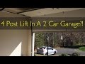 4 Post Lift Prep: Installing a High Lift Garage Door! 4 Post Lift Prep: Installing a High Lift Garage Door!