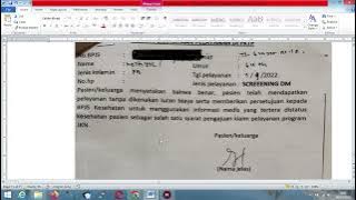 BERKAS KLAIM SCREENING DM