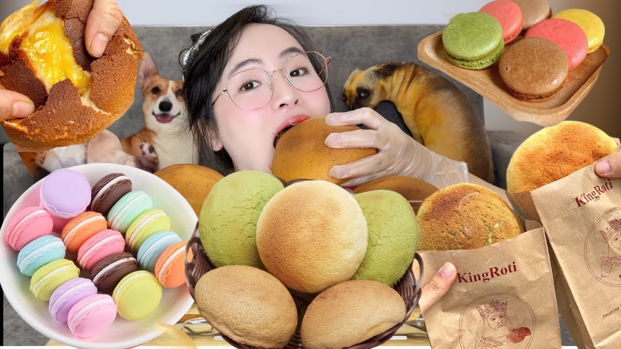 Lần Đầu Ăn Bánh Macaron Và Bánh King Roti| First Time Eating Macaron and King Roti