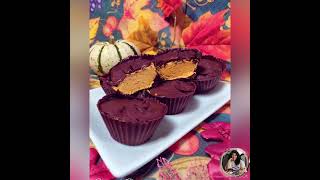 PUMPKIN CREAM CHOCOLATE CUPS #recipe #pumpkincreamchocolatecups