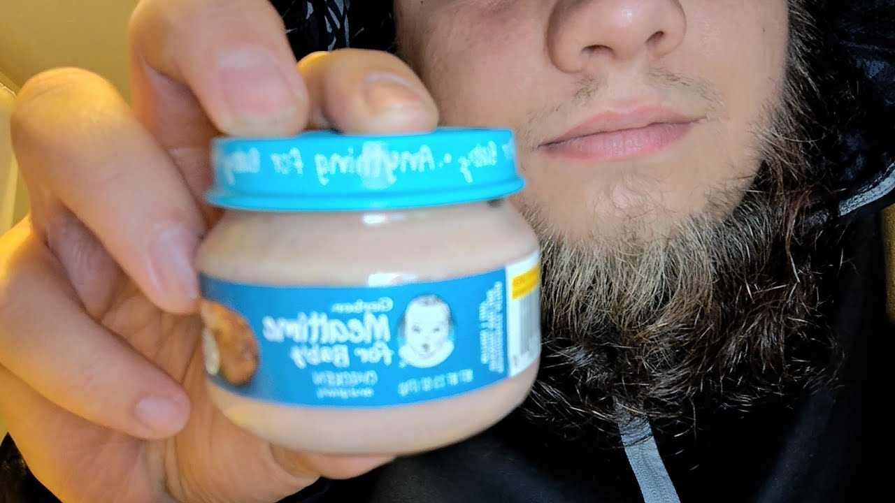 Gerbers meal time for baby chicken and gravy baby food review!