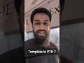 Template in PTE ? Good or Bad ? #pte #ielts #studyabroad #bangladesh