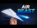 World’s Best Paper Plane ✈️ Air Beast 150+ Feet Fly 😱