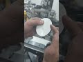 Installation of the inner part of the cutting blade and inspection of the bottom papercutting sample