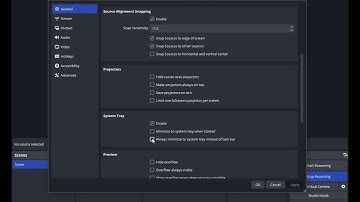 How to Minimize to Tray  Hide OBS from Start Bar
