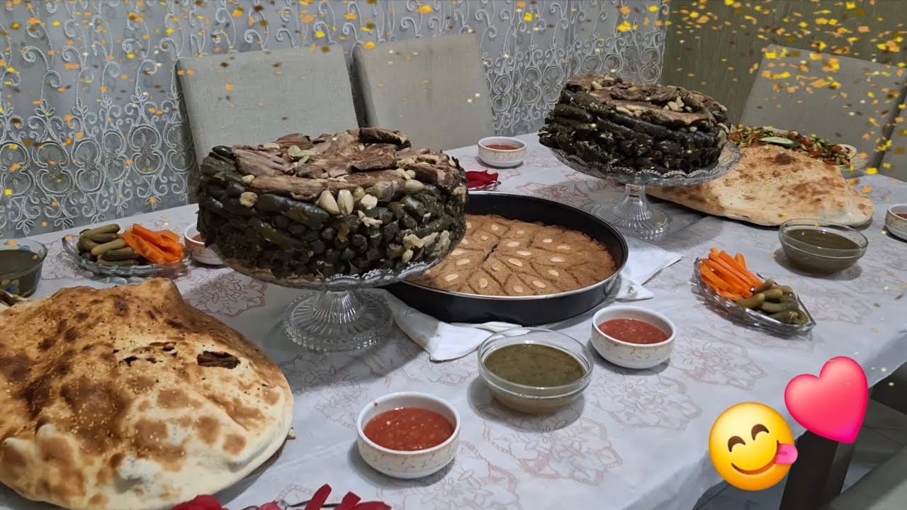 عزيمة من القلب ولمّة ما بتتكرر ❤ أكلات طيبة وأجواء كلها فرح😍✨