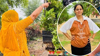 🌧️ Barish ka mausam aate hi shuru ho gaya ye kaam. 🌱❤️!! @poojasharmaVlogs44 