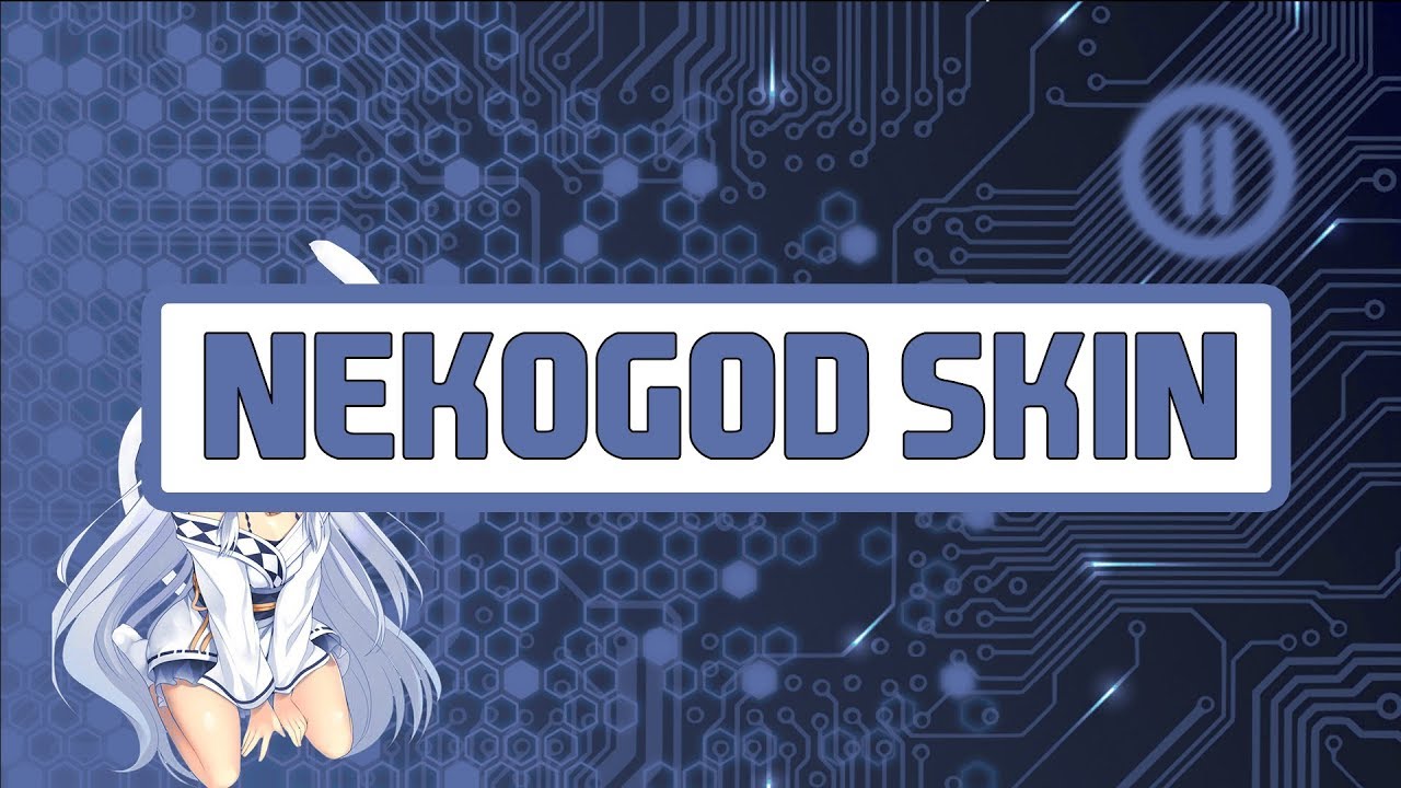 Osu god. Скины осу неко. Neko God osu. God Neko. Скин неко разноцветный осу.