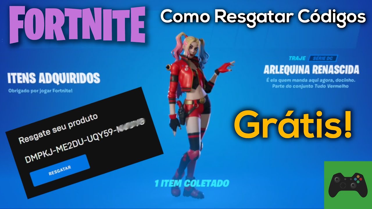 Fortnite - Como resgatar códigos! 