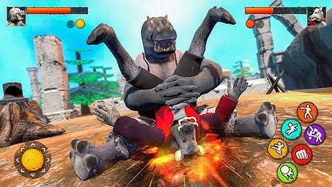 Kung Fu Animals Game.kung fu Fighting Game.kungfu game.karate king drigon level