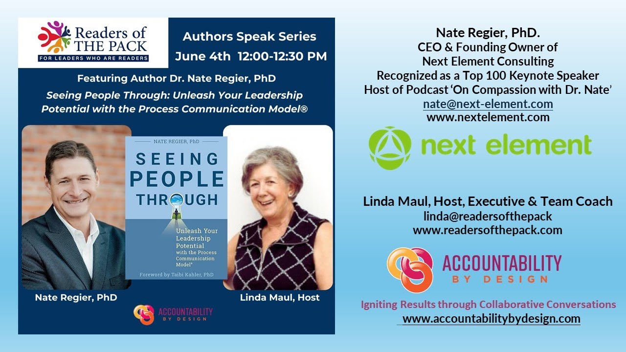 Authors Speak with Nate Regier, featuring his book "Seeing People Through"
