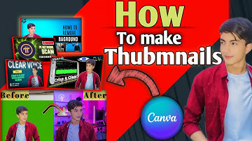 How To Make Thumbnails Like MrBeast (Canva Tutorial)