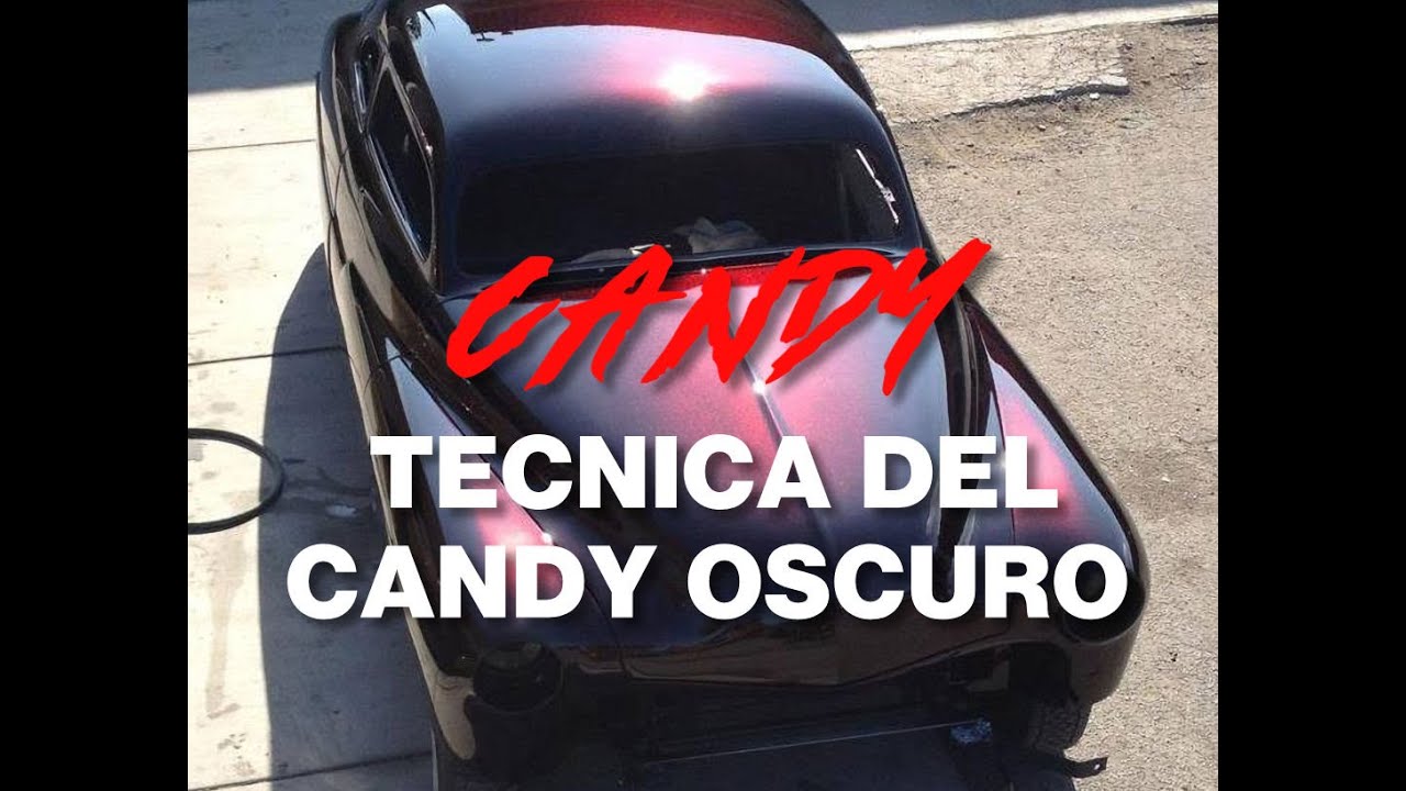 Un truco para pintar una pintura Candy rojo oscura muy facilmente - o cualquier color