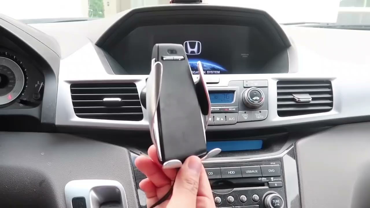 S6 Smart Sensor Car Wireless Charger With Mobile Holder