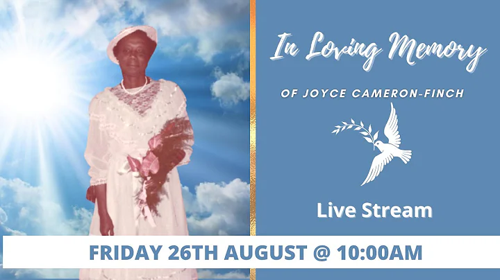 Celebrating the life of Joyce Cameron-Finch