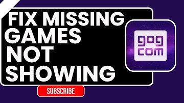 Herstel ontbrekende games die niet worden weergegeven in de GOG Galaxy-bibliotheek (stap-voor-sta...