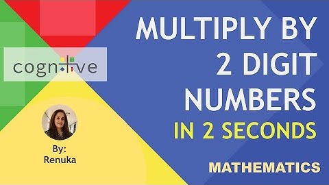 FAST MATH TRICKS- How to Multiply 2 Digit Number upto 100- The Fastest way!!!