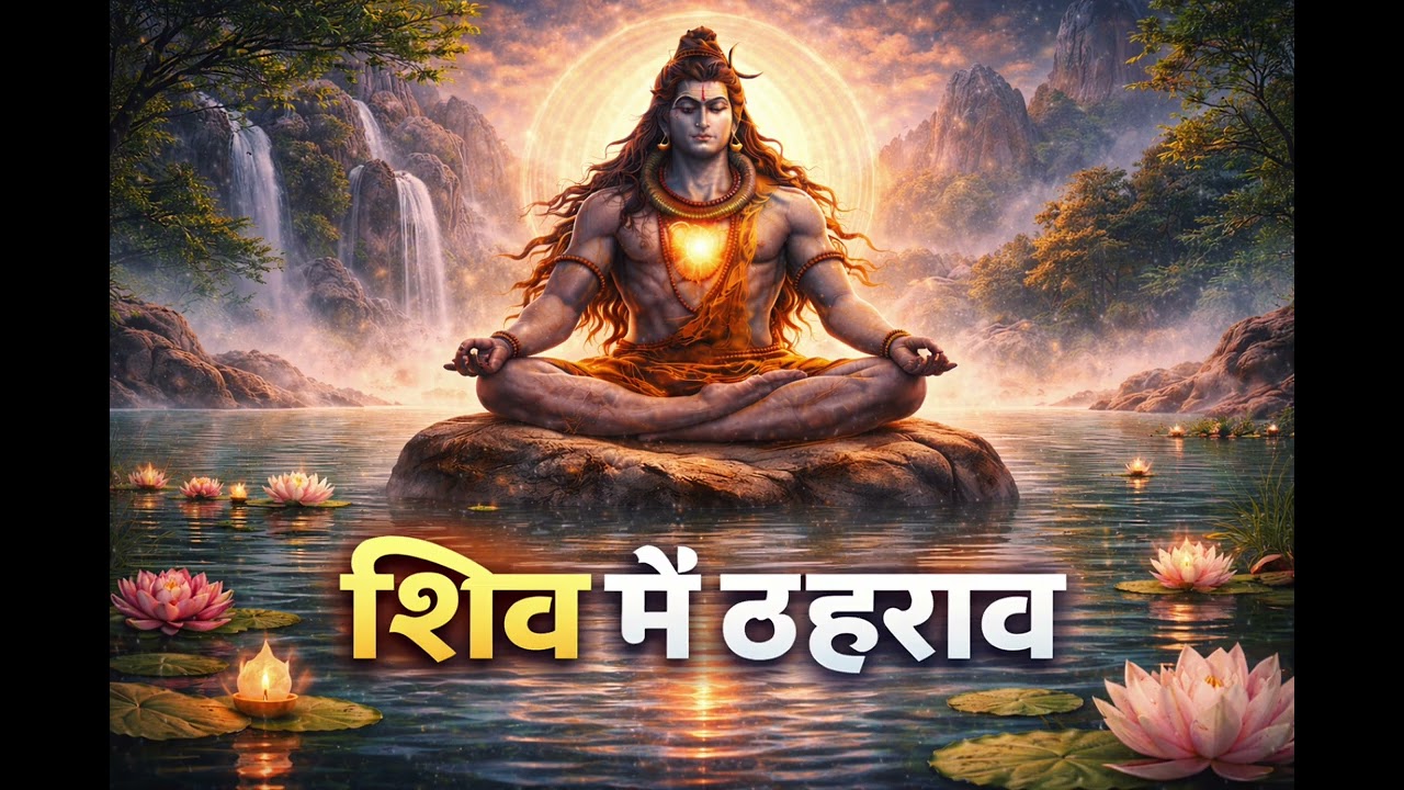 शिव में ठहराव 🕉️ Mahadev Meditation Music | Deep Peace & Healing | AI Original Song | no copyright 