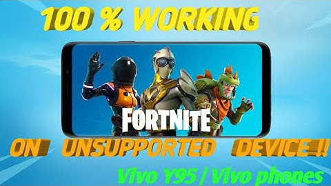 How to Play Fortnite on Unsupported Android Devices/Vivo phones 2020