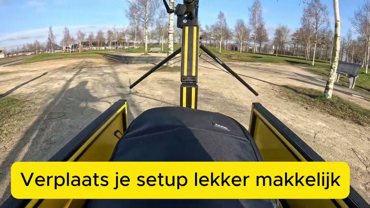 Hoe verplaats ik mijn STATIEF ANKER zonder afbreken? DAT DOE JE ZO...