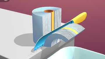 Toilet paper SLICES? 🧻😱 - ASMR Slicing - level #19 - High score - All levels