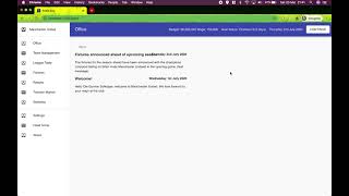 Continue through the game | Global Football Manager screenshot 4