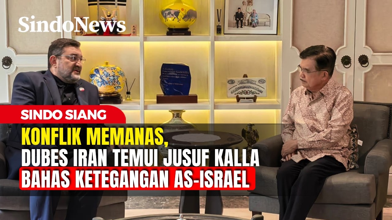 Judul: Konflik Memanas, Dubes Iran Temui Jusuf Kalla Bahas Ketegangan AS-Israel | Sindo Siang |04/03