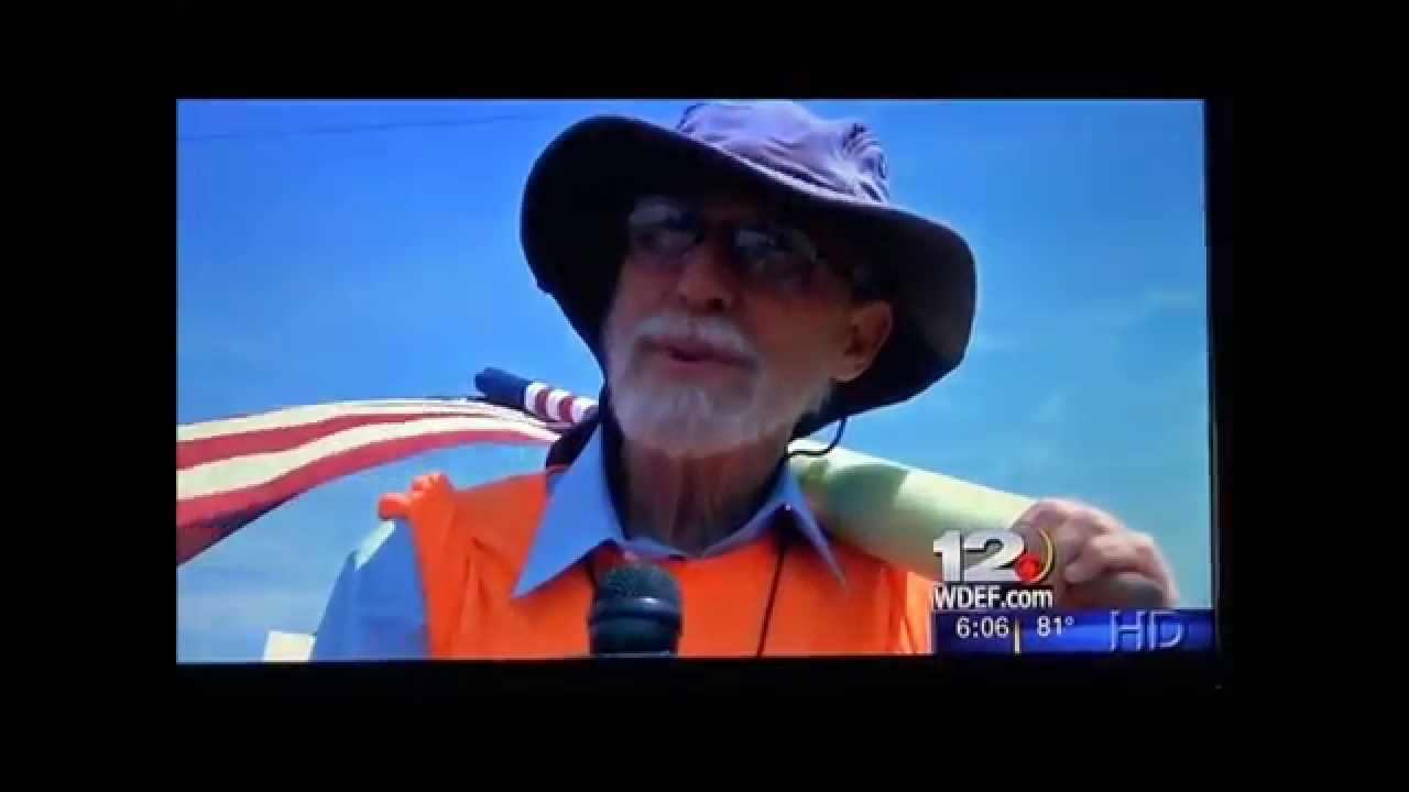 Day #55 of Pastor Chick's Walk Across America - Interview by WDEF CBS TV Channel 12