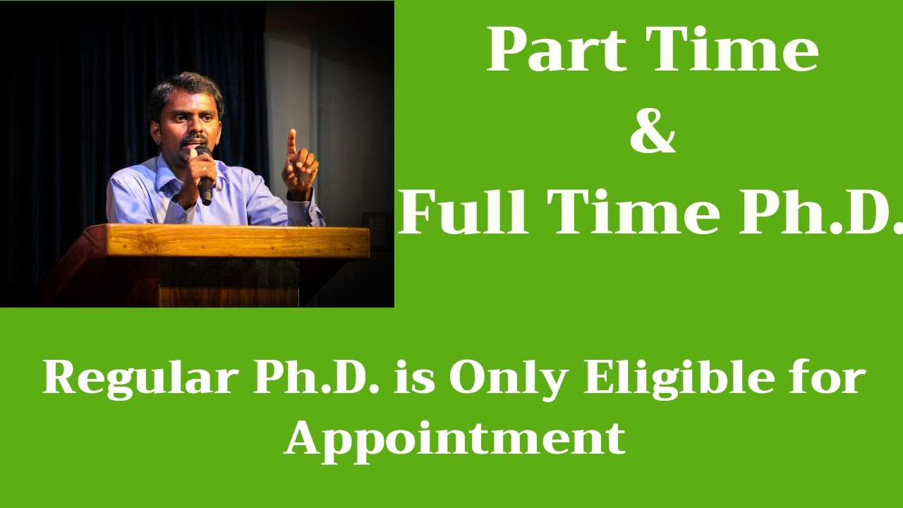 full time work phd