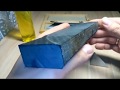 Природный точильный камень(темно-серый с разводами сланец) + Нагура Кутикул из Калининграда. Обзор