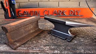 I turn a Railroad Track into an Anvil - using an Angle Grinder. by Gavin Clark DIY 4,143,092 views 1 year ago 22 minutes