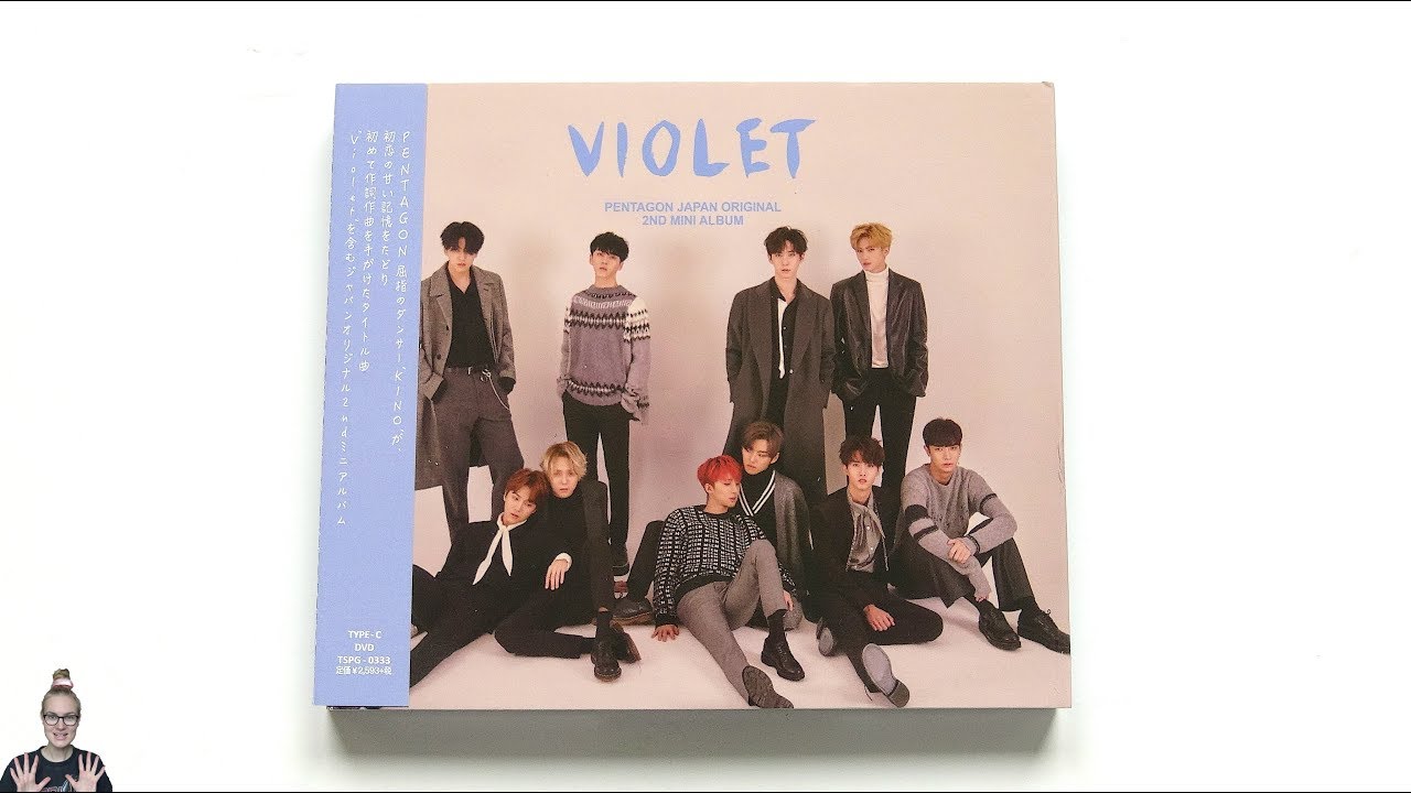 VIOLET/PENTAGON 【新品未開封/TYPE-ABC】 ASMR] Unboxing Pentagon 2nd Japanese Mini Album Violet [Type C