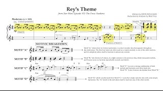&quot;Rey&#39;s Theme&quot; - Star Wars VII: The Force Awakens (Score Reduction &amp; Analysis)