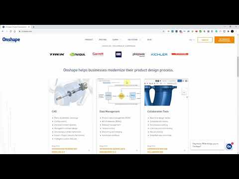 Free CAD software ฟรีโปรแกรมเขียนแบบ3มิติ CAD | Onshape SaaS