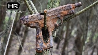 Pistol found! Metal Detecting WW2 - WWII Relic Hunting Weapons